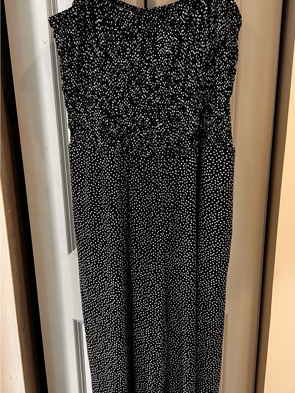 Black & White Polka Dot Romper